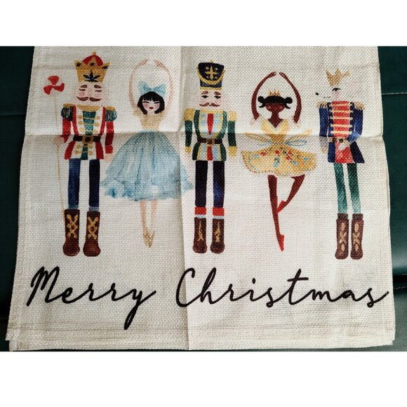 Christmas Table Runner Nutcracker Decor Long Holiday Xmas Decorative Cloth 120" - Picture 10 of 16